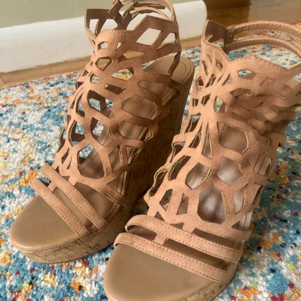 Charles David Wedge Sandals